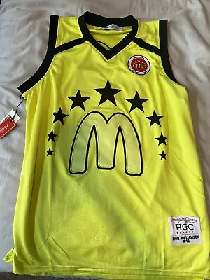 Zion Williamson McDonald's All American Authentic Basketball Jersey By Headgear • $60