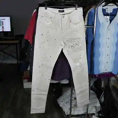 Purple Brand P001 Distressed Bandana Print Jeans 34 New • $160