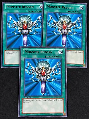 Yugioh Monster Reborn Bp02-en128 1st Rare X3 (nm) • $6.99