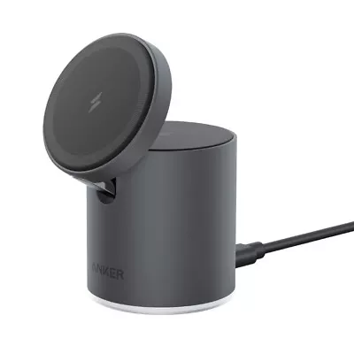 Anker MagGo Snap Charge Flip 623 Magnetic Wireless Iphone Charging Stand Black • $169