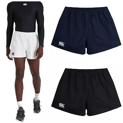 Canterbury Mens Professional Cotton Shorts Rugby League Union Teamwear • £22.95