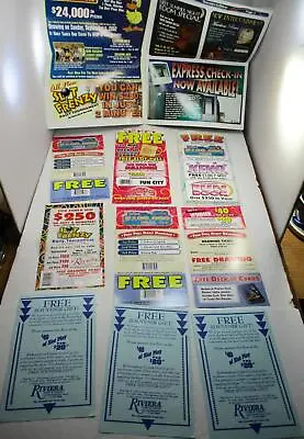 2002 Riviera Hotel & Casino Las Vegas NV Lot Of Coupons Flyers • $5.60