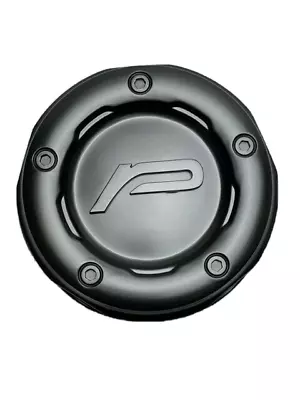 Pacer Satin Matte Black Snap In Wheel Center Cap CAP-8LP-M17P C-606-3 • $49.99