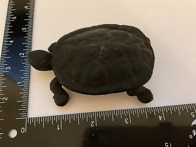 Wilton Cast Iron Turtle Hinged Lid Trinket Box Paper Weight • $15.99
