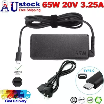 USB-C Type-C Adapter Laptop Charger Power 65W For Lenovo ThinkPad Acer Dell HP • $22.96