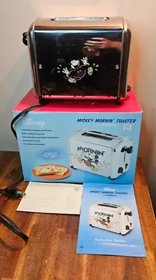 Villa Ware Disney Mickey Mouse Mornin Musical Toaster Working With Box  • $75