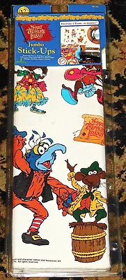 MUPPET'S TREASURE ISLAND Kid's Room Jumbo Wall Decal Reusable Stick Ups NEW RARE • $69.74