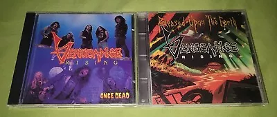 Vengeance Rising Once Dead Released Upon The Earth CD Lot Christian Death Metal • $40