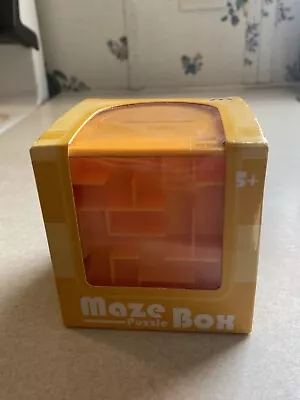 Money Maze Puzzle Box - A Fun Unique Way To Give Gifts Pink And Orange New • $9.99