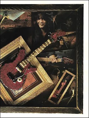 Eddie Van Halen Signature Ernie Ball Music Man Guitar 8 X 11 Pin-up Photo Print • $4