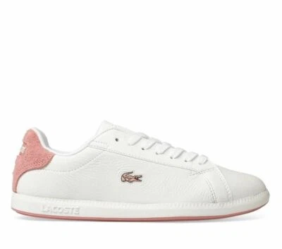 £42.17 • Buy Lacoste Womens Graduate 319 1 Sfa Wht/pnk Train RRP:£87.99 UK 4 Eur 37