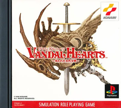 Vandal Hearts  PS1 Playstation 1 Japan Import  N.Mint/Mint  US SELLER • $31.98