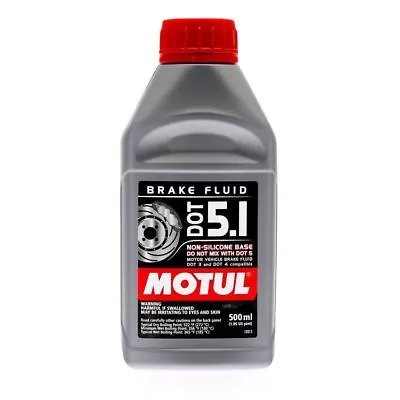 Motul 5.1 DOT 4 Full Synthetic Brake Fluid 500ml Pack Of 12 • $102.57