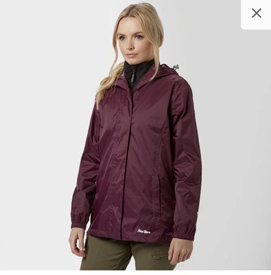 £12 • Buy Peter Storm Packable Jacket Women’s Waterproof UK12 Plum BNWT