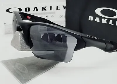 Oakley SI HALF JACKET 2.0 XL Matte Black/grey OO9154-12 Sunglasses NEW IN BOX! • $89.99