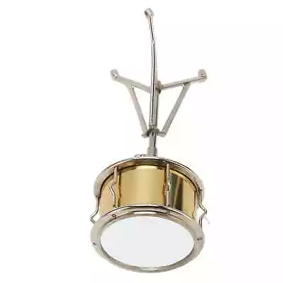 Gold And Copper Stand Decorative Musical Instrument Miniature Snare Drum Model • $28.08