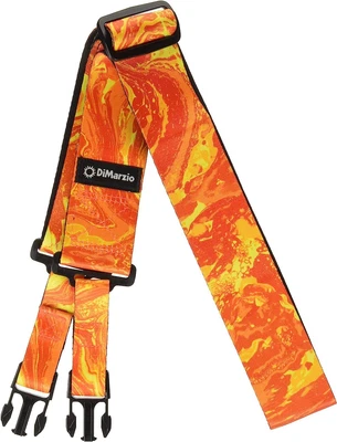 $25.65 • Buy DiMarzio DD2245 2 Inch Steve Vai ClipLock Strap For Guitar - Orange Universe