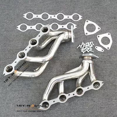 Exhaust Headers For 1999-2006 Chevrolet Silverado GMC Sierra 1500 2500 3500 6.0L • $187.99