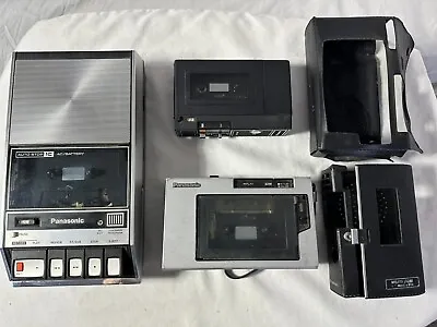 Lot Of 3 Vintage Panasonic Cassette Recorders RQ-413S RQ-218S RQ-212DAS PARTS • $2.99