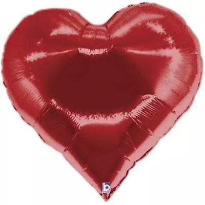 XL 30  Casino Heart Super Shape Mylar Foil Balloon Party Decoration • $6.99