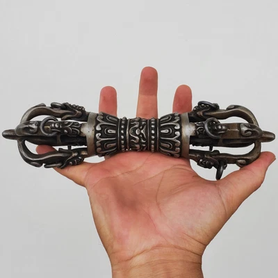 $899.99 • Buy Rare Antique Tantric Artistic Master Quality Vajra/Dorje 9  - Nepal
