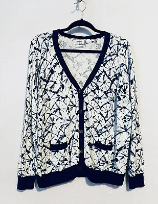 Thakoon For Target Cardigan Sweater Womens 1X Shibori Print Button Front Boho • $23.35