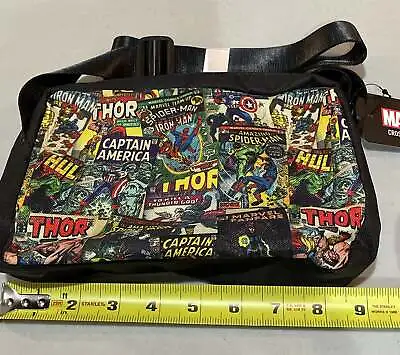 Marvel Comics Crossbody Bag Adjustable Atrap Zip Closure • $23.99