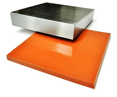 4x4 Steel Bench Block Jewelers Steel Block Metal Working Anvil With Silicone Pad • $27.95