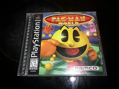 Pac-Man World (Sony PlayStation 1 PS1 1999) Great Shape! Black Label • $14.88