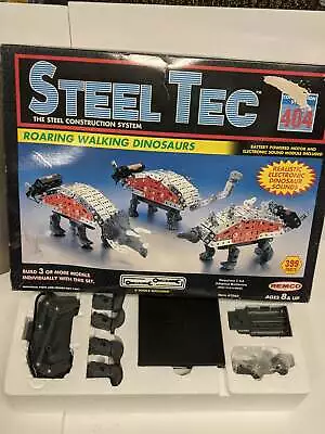 1993 Remco Steel Tec Dinosaur Set In Box • $40