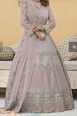 Asian Pakistani Indain Wedding Party  Wear Maxi Dress • £98