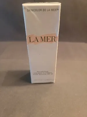 La Mer The Soft Fluid Longwear Foundation SPF20 1oz/ New In Box (410 Espresso) • $47