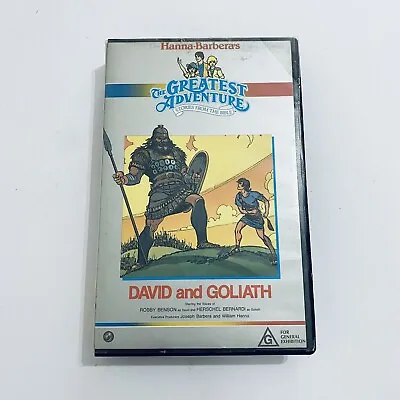 David And Goliath (VHS 1987) Greatest Adventures Of The Bible Hanna Barbera VHS • $17