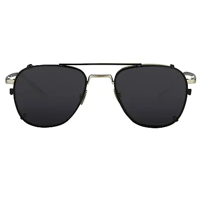 Kris Van Assche Sunglasses Rectangular Black And Grey • £75.99