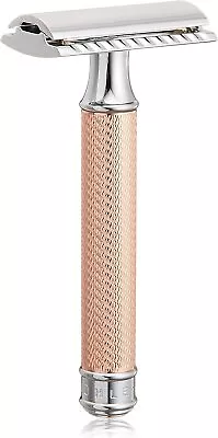 Muhle TRADITIONAL Classic Razor Closed Comm Rose Gold Select From 3 Colors • $83.30