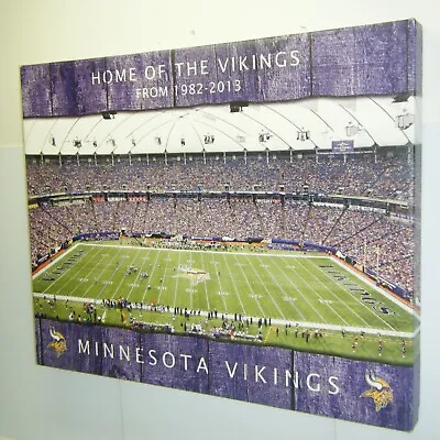 Minnesota Vikings & Twins 1982-2013 Metrodome Vinyl Sign • $73.10