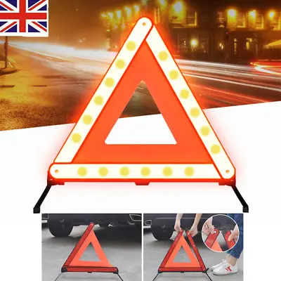 £9.75 • Buy 1 X Large Reflective Car Warning Triangle Breakdown Hazard Road EU Emergency Kit