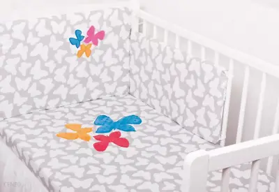 £9.99 • Buy Nursery Bedding Set, 3 Pcs, Butterflies, 100% Cotton 