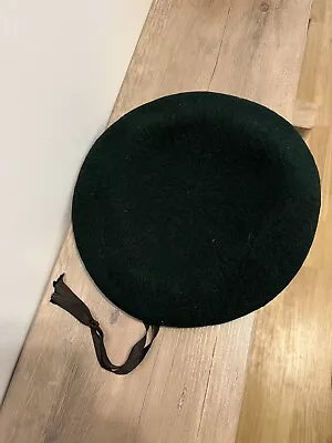 Para De Luxe 100% Wool Czechoslovakia Green Beret Hat Size Large • $15