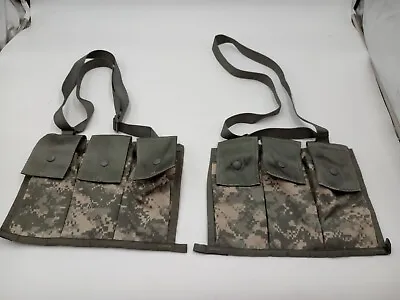 2 6 Magazine Bandoleer Pouch MOLLE Mag Pouches Military Army 2 ACU NEW • $13.16