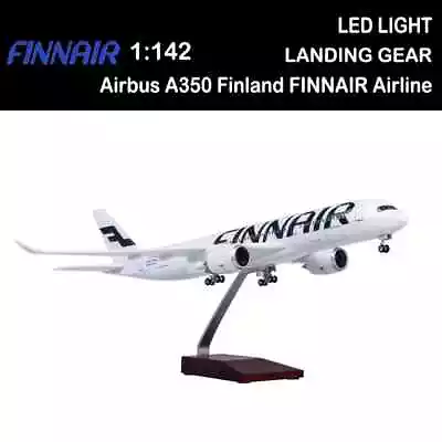 1/142 Finnair Airlines A350 Airplane Model Resin Aircrafts LED Light Collection • $89.99