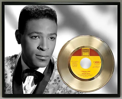 Marvin Gaye Motown Poster Art Metalized Vinyl Record Memorabilia Plaque Wall Art • $129.95