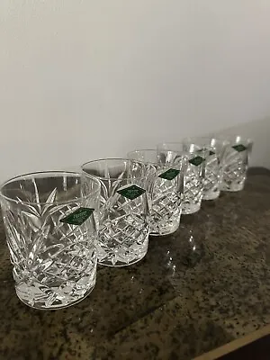 SHANNON CRYSTAL Designs Of Ireland Hand Crafted Whisky Set Of 6  Glass • $39