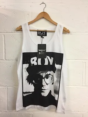 £8.50 • Buy Boy London Unisex Andy Warhol Vest Top White Sizes S.m.l Designer Vintage Punk 