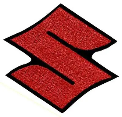$5.95 • Buy Suzuki S Patch Embroidered Red Iron-on Suzuki - Hayabusa - GSXR