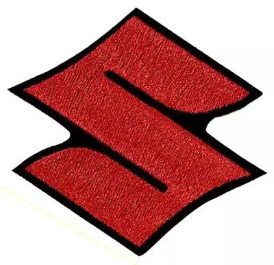 $5.95 • Buy Suzuki S Patch Embroidered Red Iron-on Suzuki - Hayabusa - GSXR