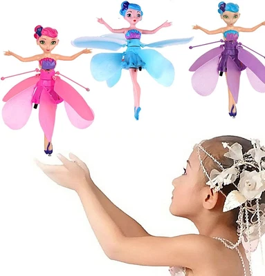 Flying Fairy Princess Dolls Magic Xmas Gift Infrared Induction Control Toy • £10.60