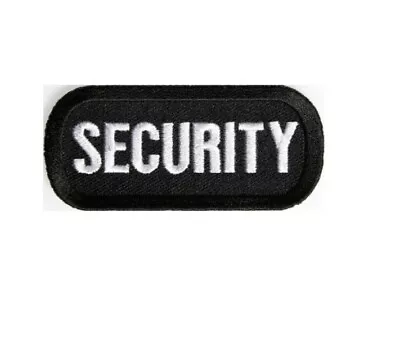 SECURITY 3  X 1.5  Iron On Patch (1187) (H37) • $5.24