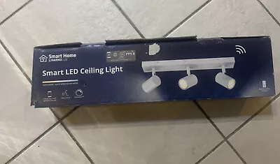 £18.90 • Buy Smart Home LivarnoLux Smart LED Ceiling Light Zigbee Wireless 46x9x2.5cm White