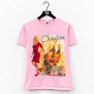 $59.97 • Buy 2007 Christina Aguilera Back To Basics Danity Kane Pussycat Dolls Tour T-Shirt